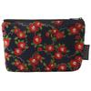 Senshishuin Nishijin Brocade PouchShrine Stamp Book Case (Lined) Navy Blue Snow-Wrapped Camellia (Small)