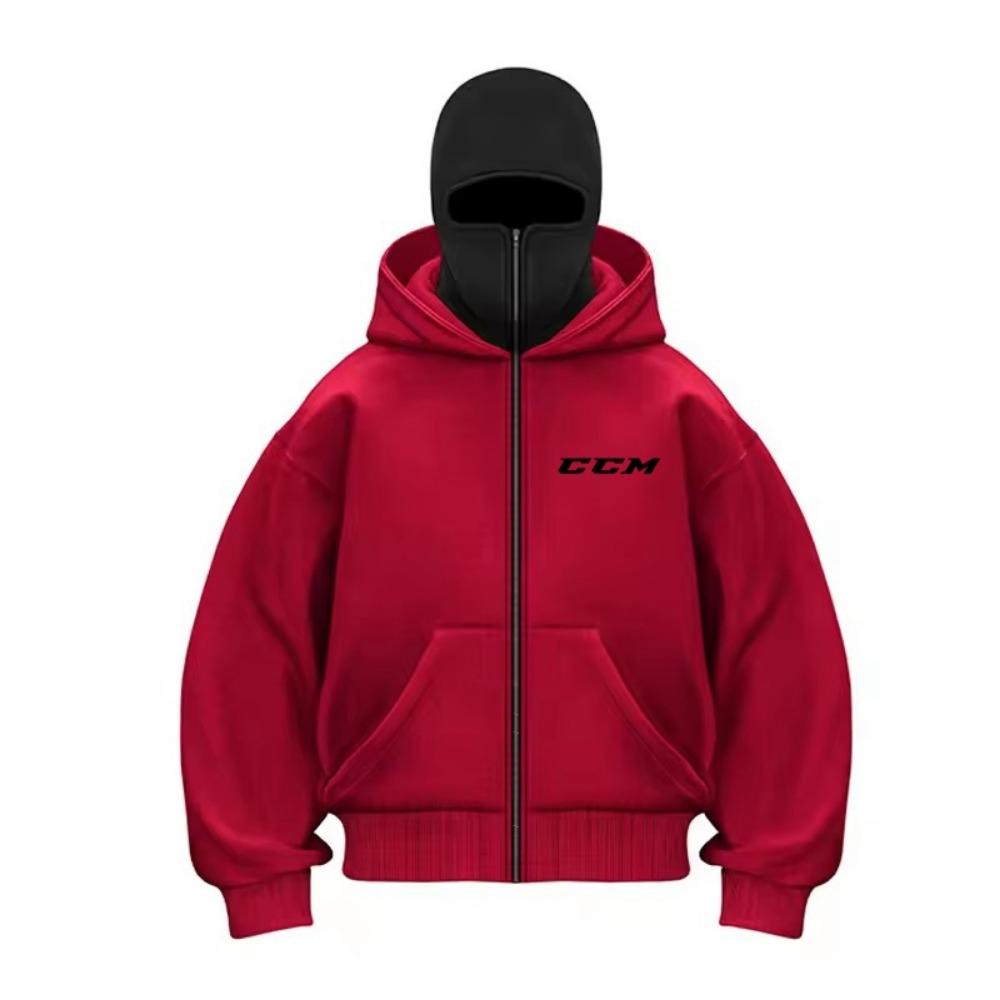 Autumn and Winter New Men's and Women's Casual Sportswear With Hooded Mask Design