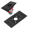 Router Table Insert Plate Aluminum Alloy Lift System Base Board Accessory for Woodworking