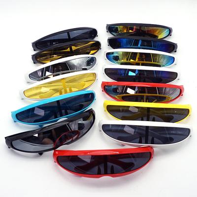 Laser New Personality Stylish Cool Sunglasses Lenses Protection Robot  Beads