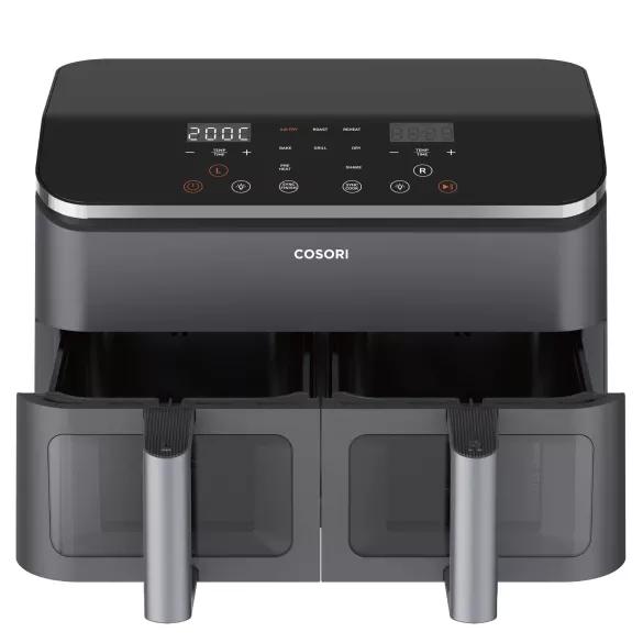 COSORI Dual Basket Air Fryer, Black
