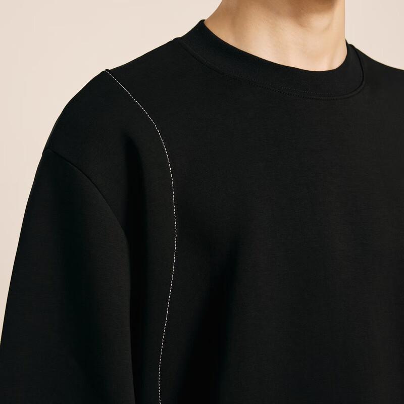 CROQUIS Men's 2024 Autumn Loose Round Neck Long Sleeve Sweatshirt