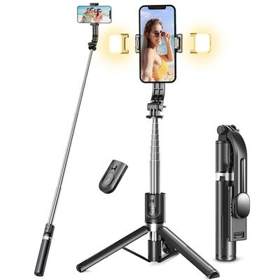 Extended Selfie Stick bluetooth selfie stick naplňující světelný stativ s dálkovou spouště pro Android IOS 2023 nejnovější