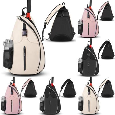 Oxford Tennis and Badminton Bag Outdoor Sports Training Shoulder Tennis Bag Pick Ball Paddle Backpack Crossbody Bags