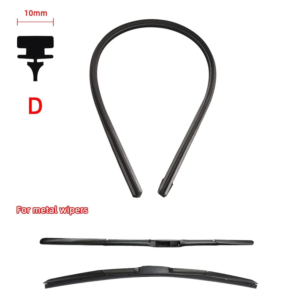 Car Wiper Rubber Strips Refill Wiper Blade Replacement Parts All Types Seasons Windshield Wiper Blades Blade Soft Car Accessorie
