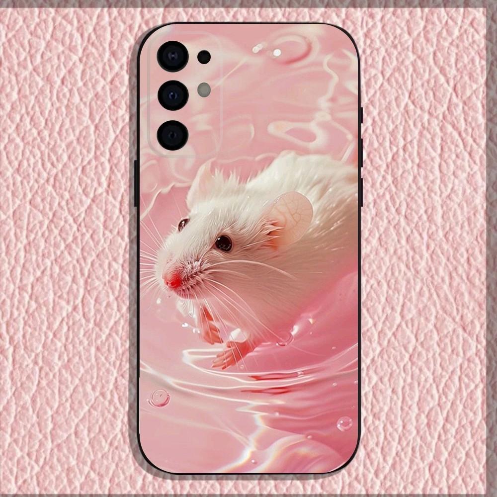 

Cute Mouse Rat Hamster Phone Case For Samsung S25,S24,S21,S22,S23,S30,Ultra,S20,Plus,Fe,Lite,Note,10,9,5G Black Cover Samsung S20lite5G