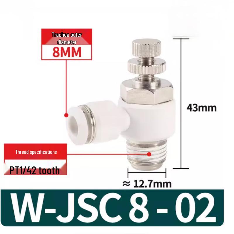 

Muko Pneumatic Speed Control Valve Quick Connector