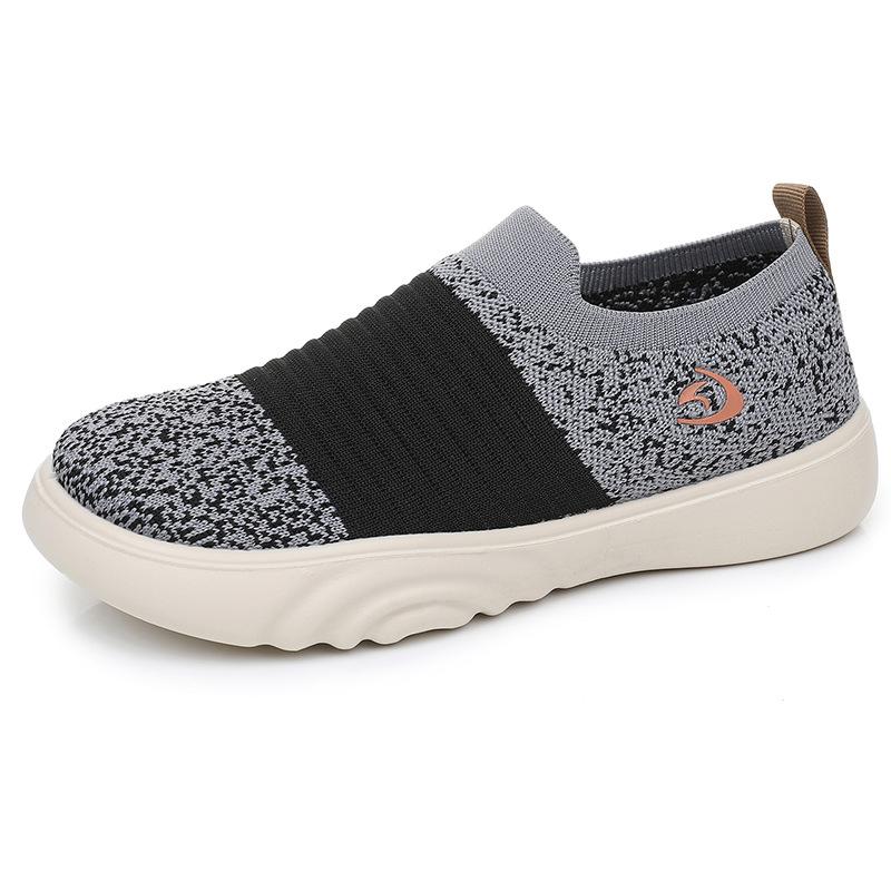 Shoes women's new casual single shoes lazy comfortable muffin shoes fashionable versatile breathable lightweight mother shoes