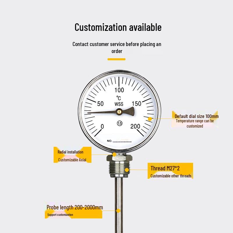 Industrial Bimetal Thermometer
