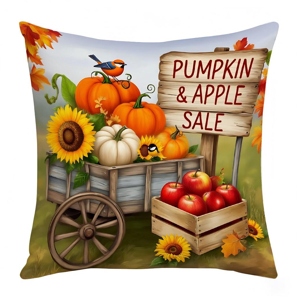 

Вечеринка на Хэллоуин Забавная наволочка Домашняя наволочка для подушки Гостиная Диванная подушка Прикроватная наволочка 45 * 45 (excluding core)