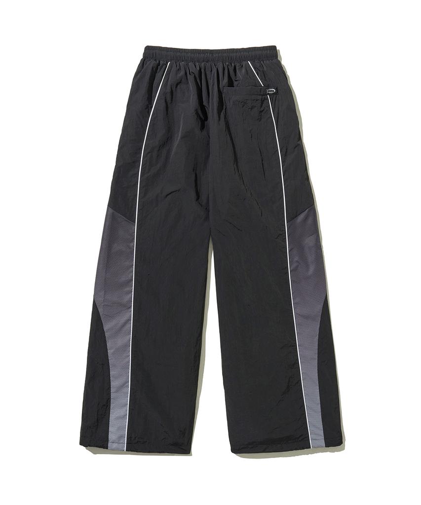 PHYPS MOTORCYCLE Speed Track Solid Nylon Pants Black