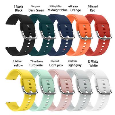 Compatibele siliconen band voor Huawei GT2/GT3 & Samsung horloges, 20/22mm snelsluiting, Watch5 band