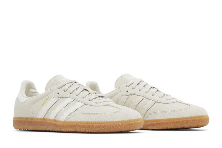 Women's Sneakers adidas Samba OG Aluminum Gum (Women's) Aluminum/Chalk White/Wonder Beige