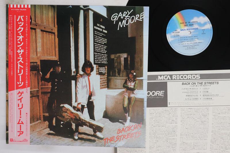 

LP Record GARY MOORE Back On The Streets P11530 MCA 1982 Japan Obi Rock Used