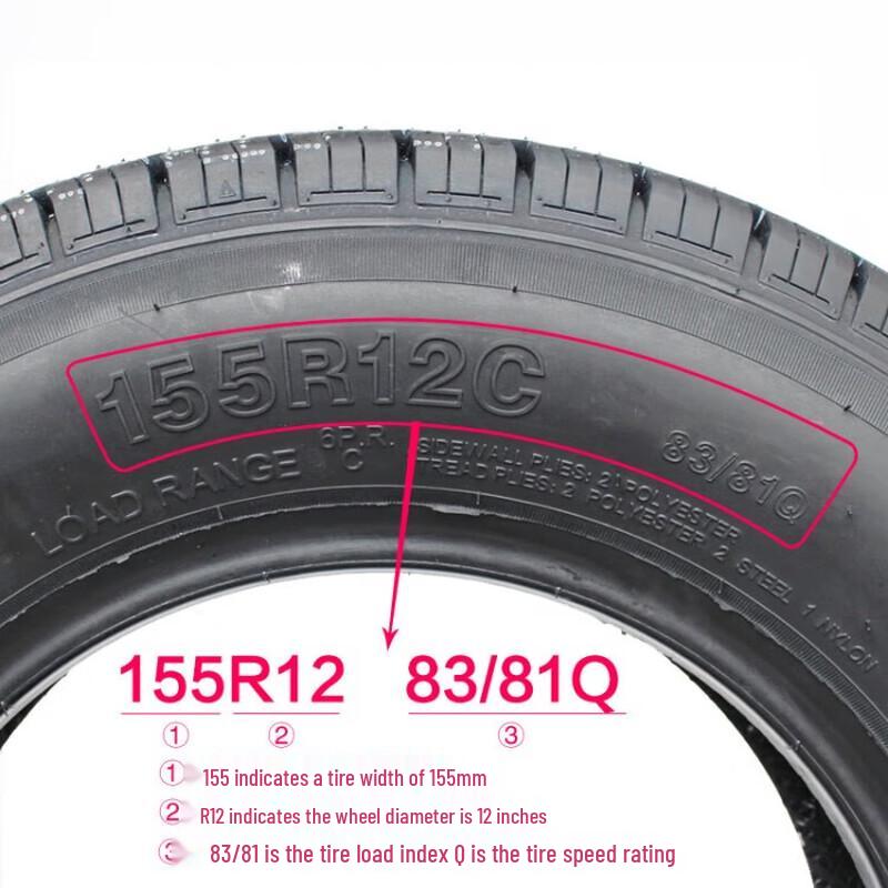 Juchang 155R12LTC Vacuum Tire