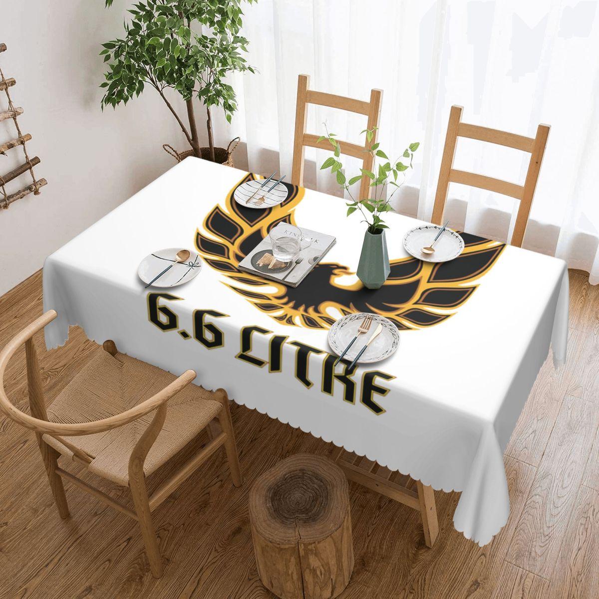 American Firebird Pontiac Trans Am Firebird Bandit Rectangular Tablecloth Waterproof Table Cover for Dining Events Table Cloth 137x183cm