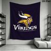Minnesota Vikings Duvar Gobleni Estetik Duvar Askısı Baskılı Kumaş Battaniye Yatak Odası Oturma Odası Ev Dekorasyonu için Dekoratif Goblenler