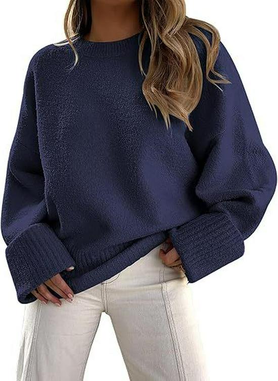 2025 Autumn/Winter European American Street Style Women's Loose Knit Sweater - Certified