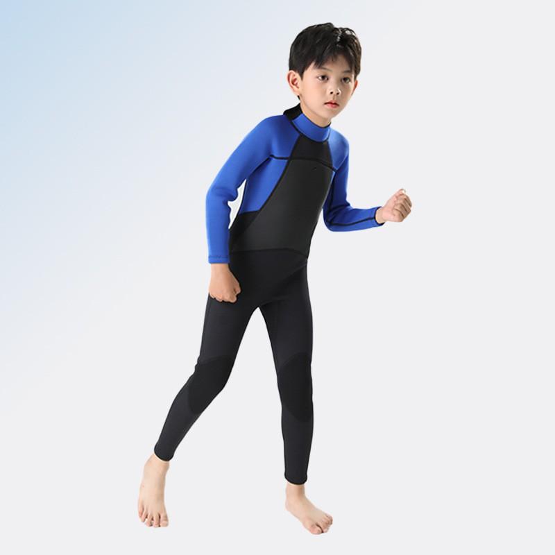 3mm Kids Wetsuit Set Diving Swimming Warmth UV Protection Unisex Child Dive Suit Spring Fall Summer Use