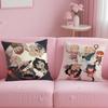 Popular Anime Delicious In Dungeon Cushion Cover Soft  EasyWash Pillow Case  Versatile for Couch Bed Travel and Office