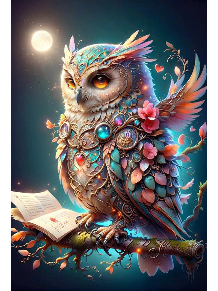 DiY 5D Diamond Painting Magic Book Cross Embroidery Set Dream Scenery Animal Diamond Embroidery Fairy Home Decoration Gift