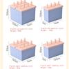 DIY Popsicle/Sorbet Mold Food Grade Household Popsicle Making Frozen Ice Box Abrasive Tools with Lid Homemade Ice Cream Artifact
