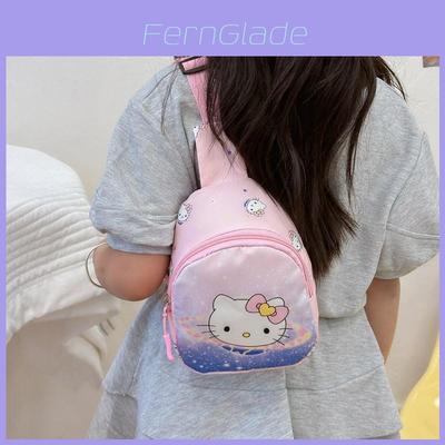 Adorable 2024 Summer Little Girls Cartoon Crossbody Shoulder Bag For Daily Use