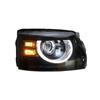 Land Rover Discovery 4 Defender-Style Headlight Assembly with LED Turn Signal & DRL (2010-2017 Models)