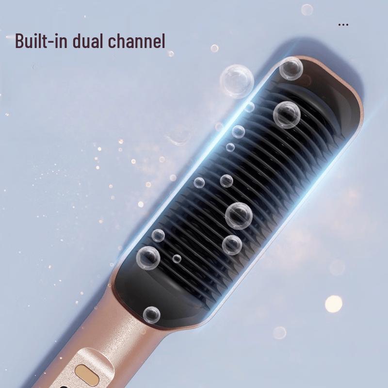 LISM 2-in-1 Hair Straightener and Curler Brush