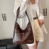 PU Leather Minimalist Tote Bag Large Capacity Ladies Handbags Casual Single Shoulder Bag  Gift