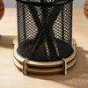 Basketball Pen Holder Metal Mesh Cup Desk Organizer Basketball Stand Style Pencil Holder Ruler Eraser Organizer