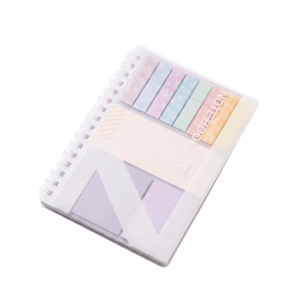 Morandi Color Expanding Sticky Notes Loose-Leaf Reusable Repositionable Index Tabs Notebook