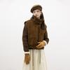 WEDNESDAY DELIGHT Wd_Pile Winter Vest_Brown