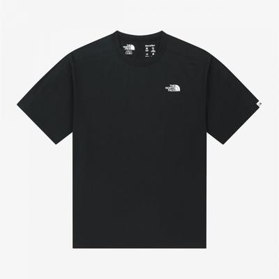 The North Face Hybrid Waffle Short Sleeve Round Tee Black Nt7ur15k