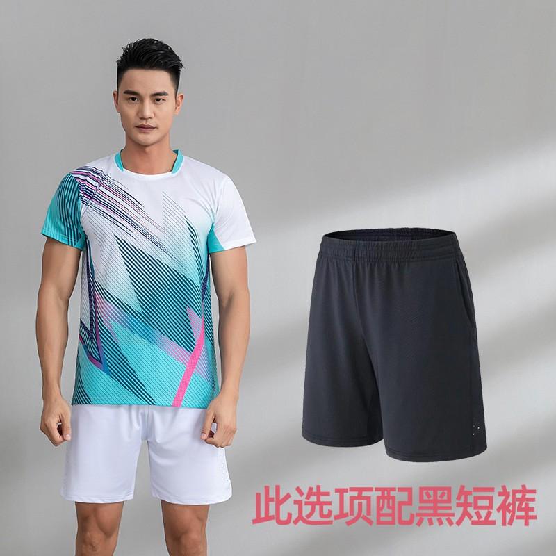 Quick Dry Badminton Set Men Women Sportswear Tennis Ping Pong Running Competition Training Athletic Outfit