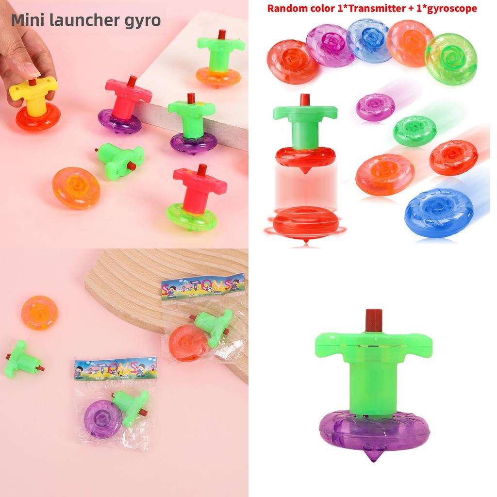 Classic Kids Transmitter Gyroscope Set Toy With Launching Mechanism For Children And Collectors