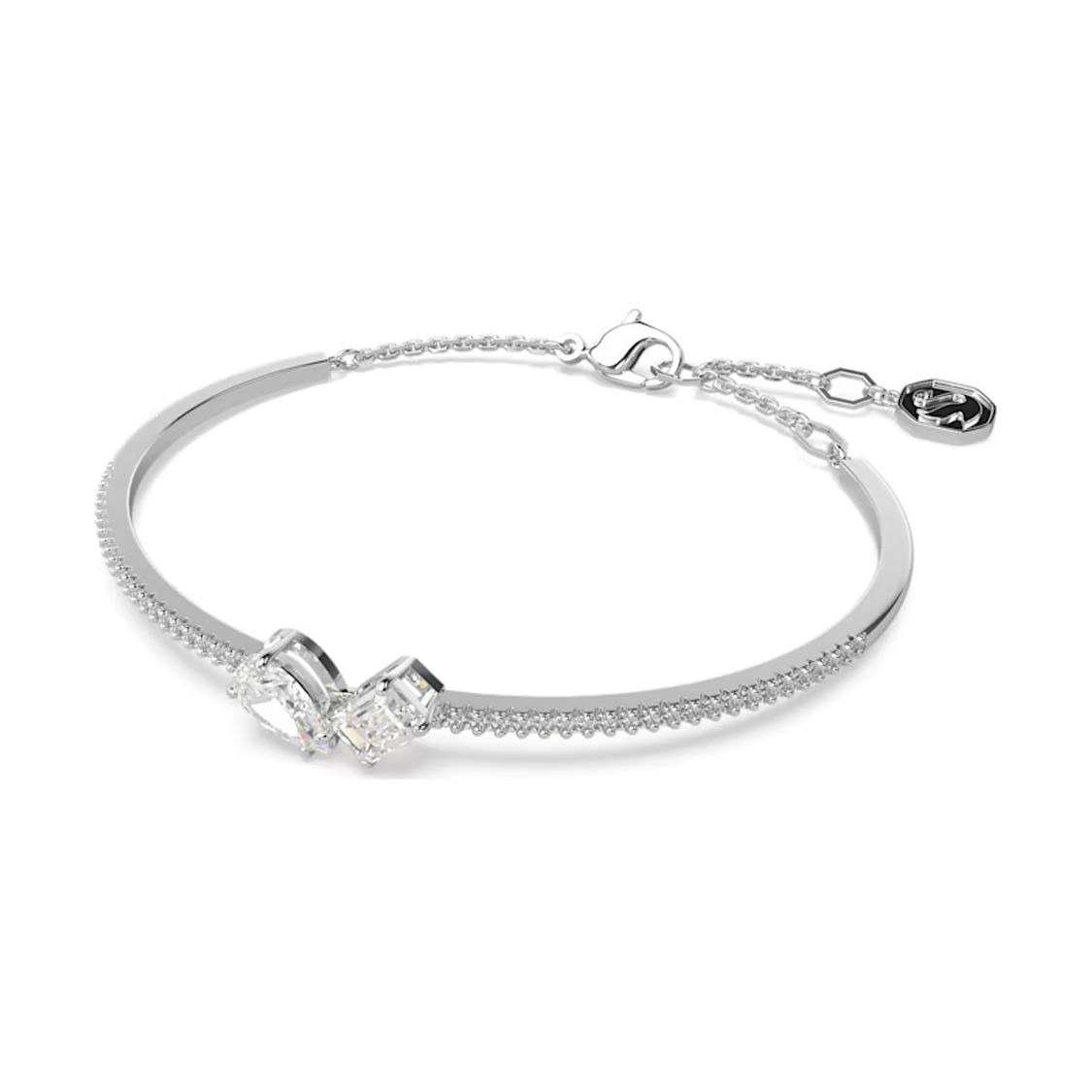 Swarovski Mesmera Inlaid Pattern Decorated Bracelet Women bracelets Silver 5667253 F,Silver
