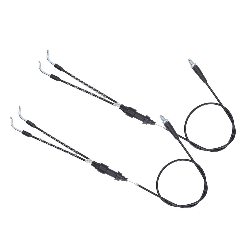 Throttle Cable Black 01 0813 Metal Pull Push Throttle Cable Replacement for Banshee 350 YFZ350 1987‑2006