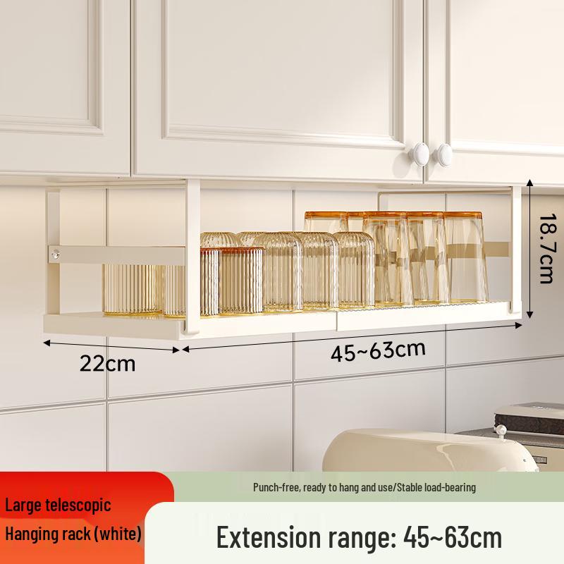 

DANLE Retractable Under Cabinet Kitchen Storage Shelf