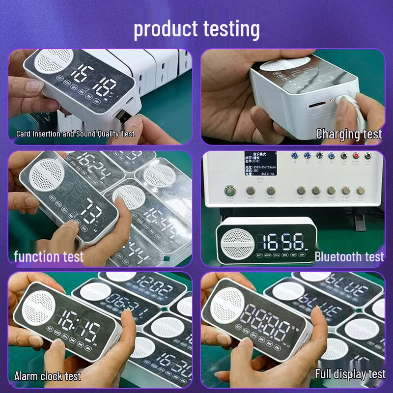 U-01 Desktop Bluetooth Speaker with Clock