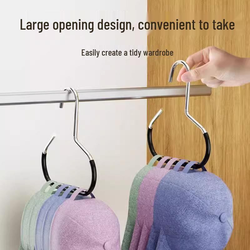 Organizer's No-Punch Hat and Clothes Hanger - Space-Saving, Non-Deforming Storage Solution