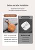Wuling Bingo 2023 Sheep Suede Car Key Cover with Buckle Keychain
