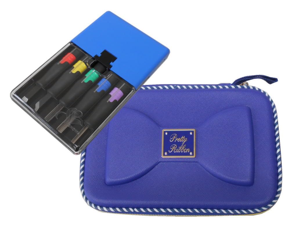 

Pretty Ribbon Carving Knife for Elementary School Art and Steel Black Set, 5-Piece Set, Black, Girls, Crafts, Printmaking, Double-Layered Blades,