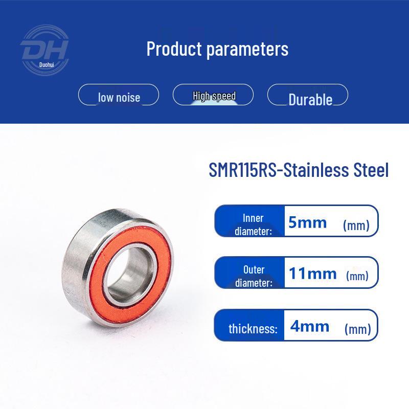 Rust-Proof Stainless Steel Miniature Pulley with Deep Groove Ball Bearing - Anti-Corrosion Gyroscope Ornament Accessory