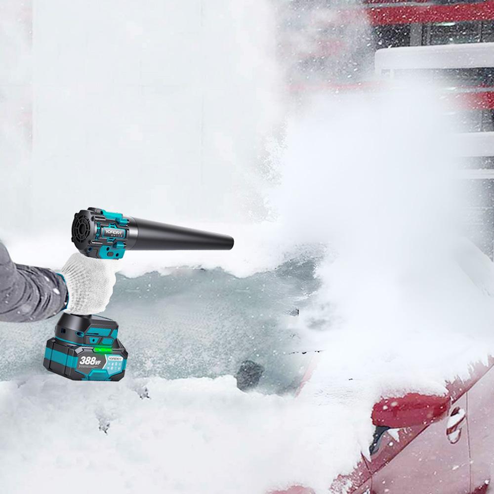 Yofidra Brushless 2-in-1 Turbo Blower Jet Fan & Vacuum Cleaner 80000RPM Handheld Dust Blowing Tool For Makita 18V Battery Pin