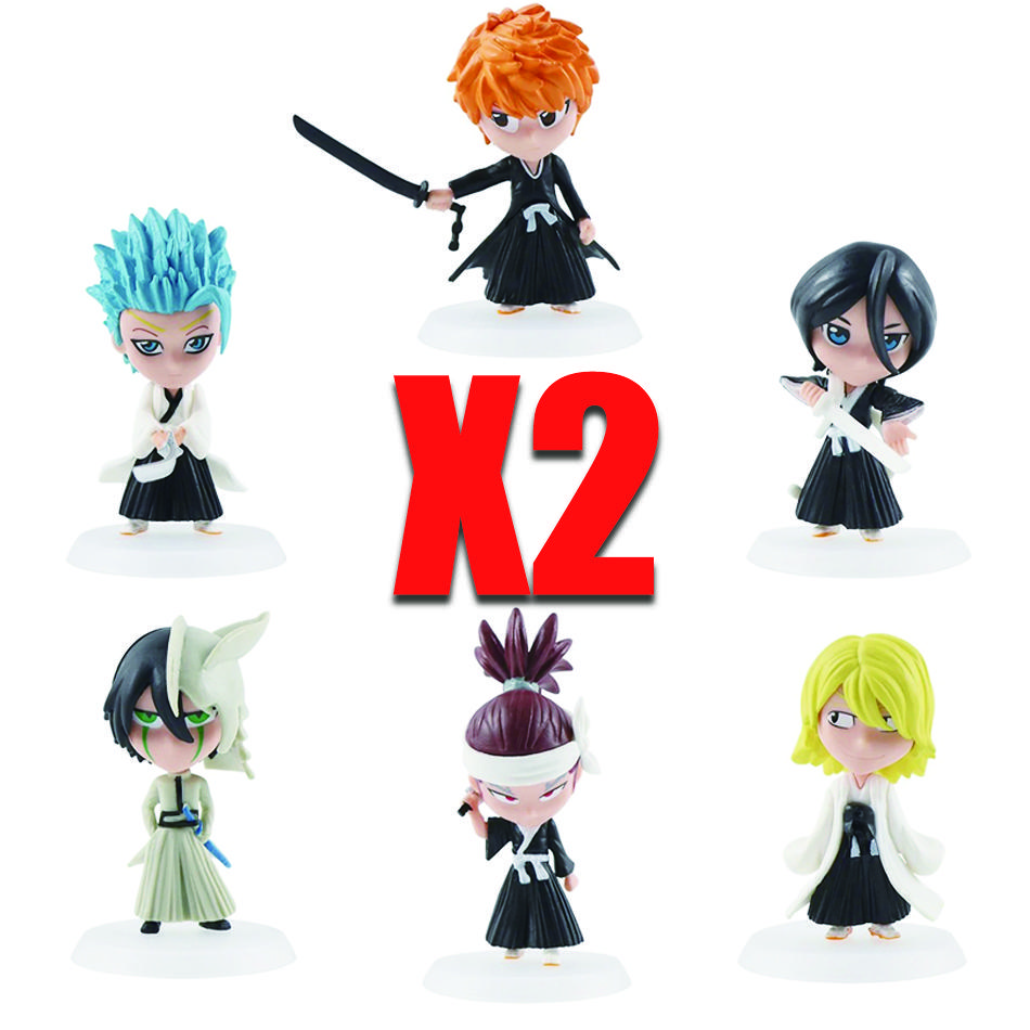 BLEACH Action Figure Cool Cute Anime Figure Toy Doll Model Desk Decoration For Kid Birthday Gifts Q Version Figurine P