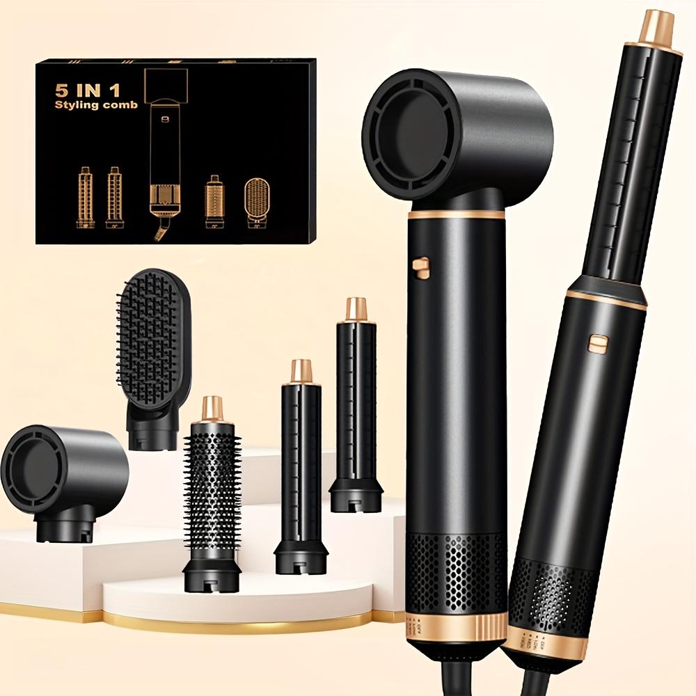 5in 1 Hair Styler, Ionic Hair Dryer & Blow Dryer Brush, Hot Air Styler Without Heat Damage, Hair Dryer Brush & Auto Hair Wrap Curler Fast Drying