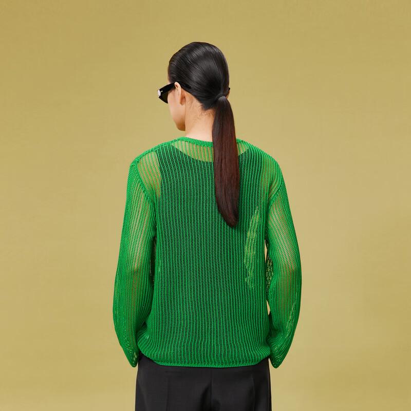 LESS 2024 Spring Casual V-Neck Cotton Cardigan