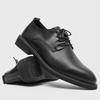 Black 38-46 Business and Casual Men's Leather Shoes Minimalist Gentleman Style Daily Work Party and Groom's Wedding Shoes