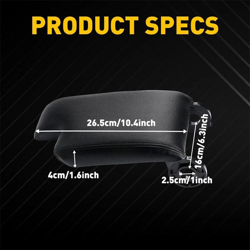 51168213678 Car Center Console Armrest Cover For 3 Series E46 1999 2000 2001 2002 2003 2004 Leather Car Armrest Left Driver